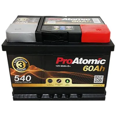 Akumulator PROATOMIC 12V 60 Ah +D