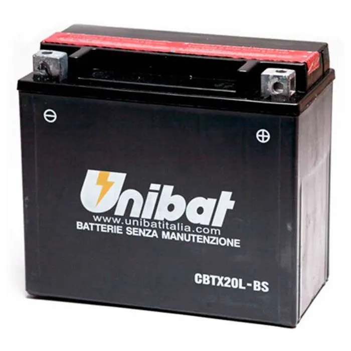 Akumulator za motocikl UNIBAT moto AGM 12 18AH +D