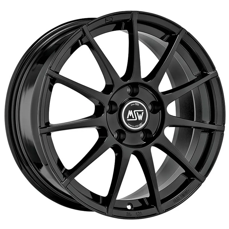 Alu felna 15x6.0J 4/100 ET35 CB63.4 MSW 85 - Gloss Black