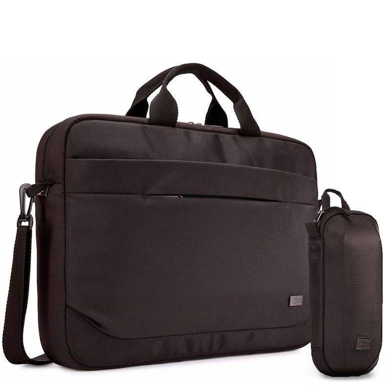CASE LOGIC Advantage Laptop Attache 15,6” + Lectro Torbica za dodatnu opremu Mini - crna