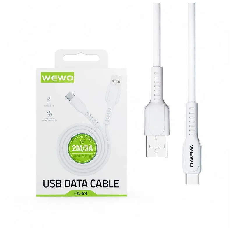 Kabl Type-C Usb 3A/2m WEWO