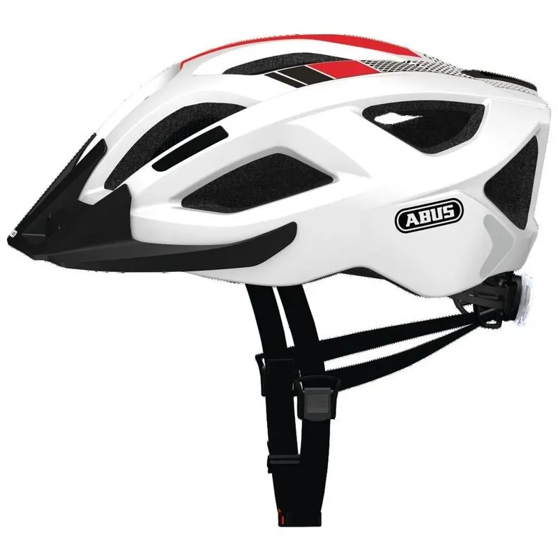 Kaciga za bicikliste ABUS Aduro 2.0 Race - White M