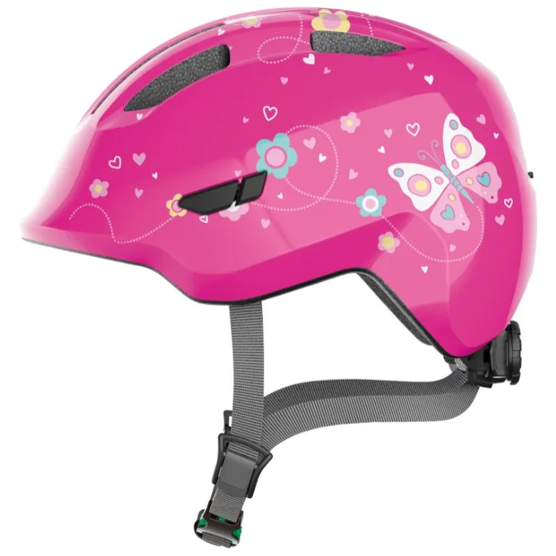 Kaciga za bicikliste ABUS Smiley 3.0 - pink butterfly M