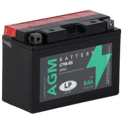 LANDPORT-moto 12V 8AH crni +L