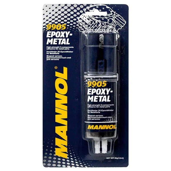 Lepak dvokomponentni MANNOL Epoxy-metal 30g