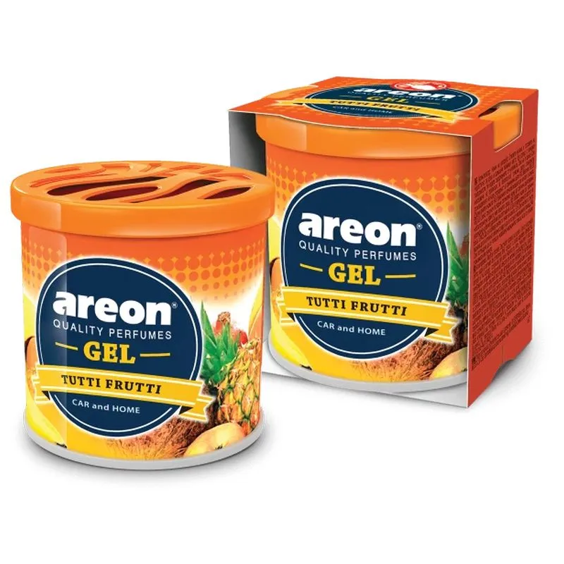 Miris za auto konzerva AREON Gel 80g - TuttiFrutti