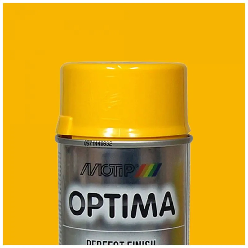 MOTIP Optima Akrilna boja u spreju RAL1023 semafor žuta 400 mL
