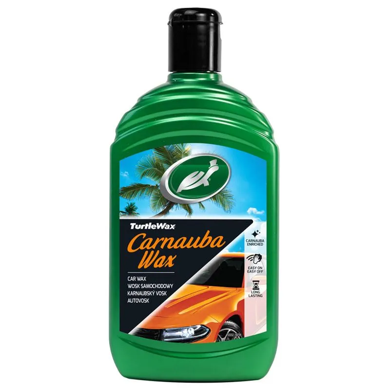 Polir tečnost TURTLE WAX Carnauba Car Wax - 500 mL