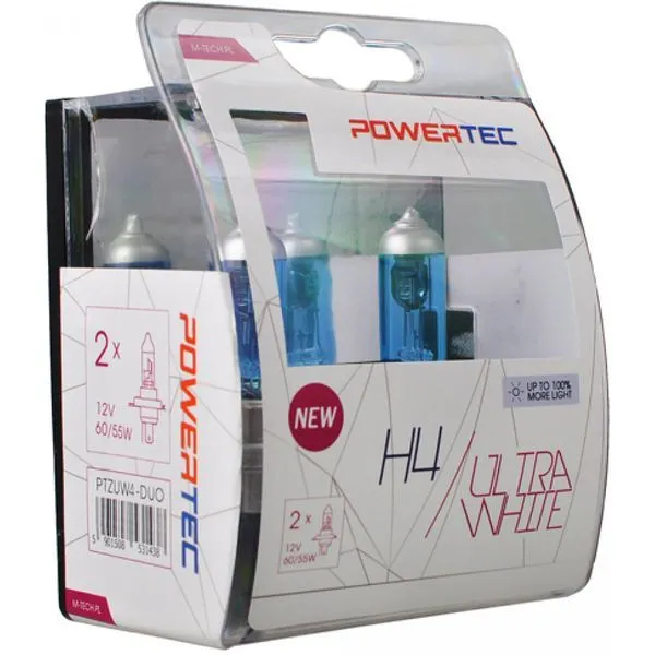 Sijalica H4 M-TECH PowerTec ultra white M-TECH