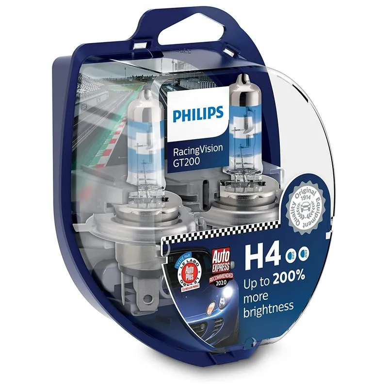 Sijalica H4 Racing Vision Gt200 Philips - par