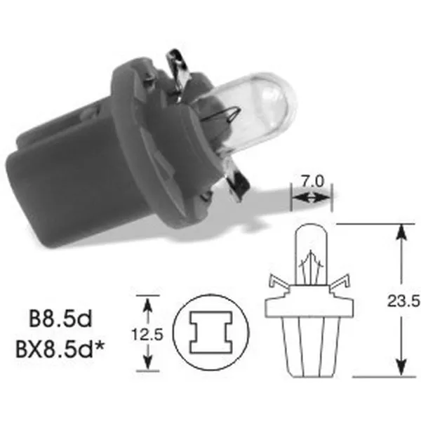 Sijalica komandne table 12v 1.2w Lucas
