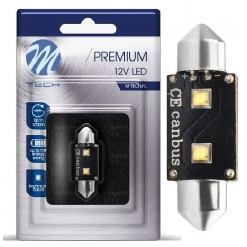 Sijalica LED (canbus) sofitna 36mm M-TECH - Premium