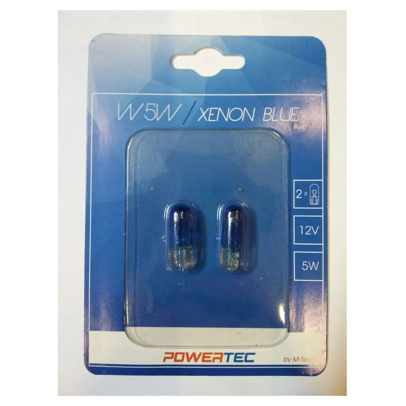 Sijalica W5W ubodna M-TECH PowerTec Xenon blue - 2 kom.