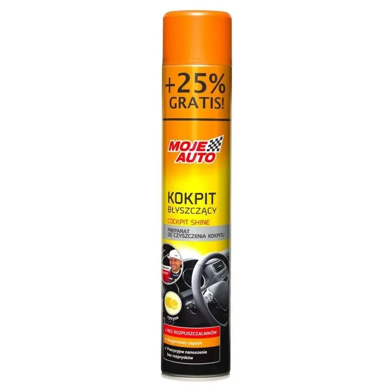 Sprej kokpit MOJE AUTO 750 ml - lemon