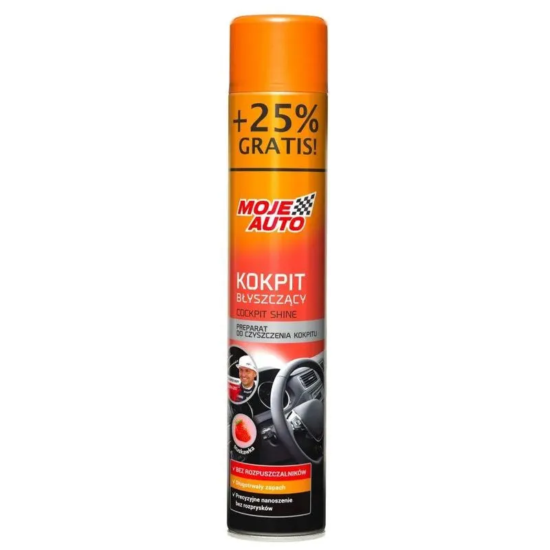 Sprej kokpit MOJE AUTO 750 ml - strawberry