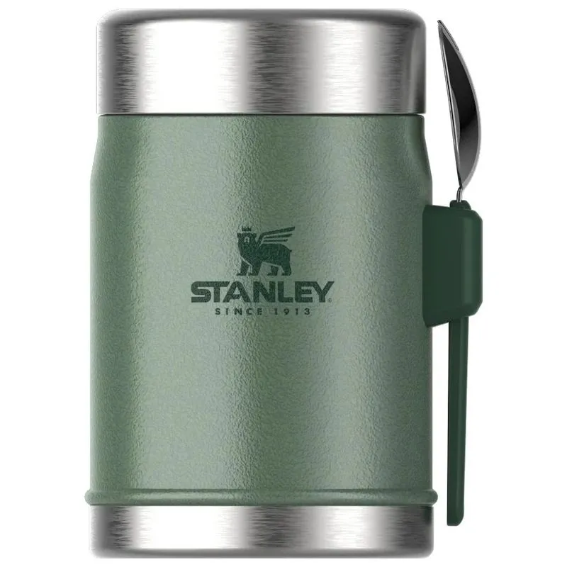 STANLEY Classic Legendary Food Jar + Spork 0,4L termo posuda + pribor - Hammertone Green