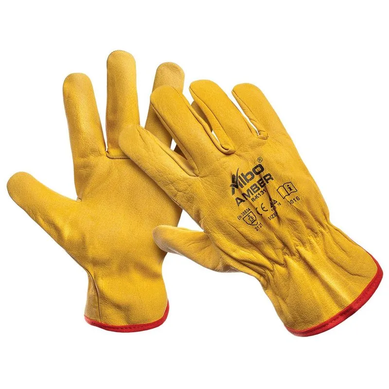 Zaštitne rukavice kožne AMBER - vel. 9
