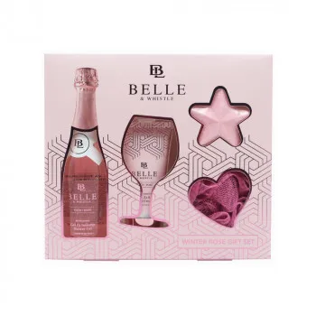 BELLE set Šampanjac pink za negu i kupanje 4/1 SKBM 35448