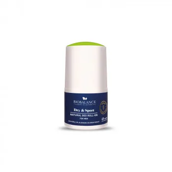 BIOBALANCE Dry & Sport For Men Natural Deo Roll On 50 ml