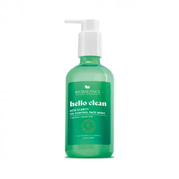 BIOBALANCE Hello Clean Acid Clarity Oil Control Face Wash 250 ml