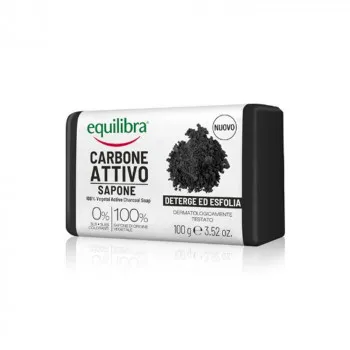 EQ VEGETAL ACTIVE CHARCOAL SOAP 100gr
