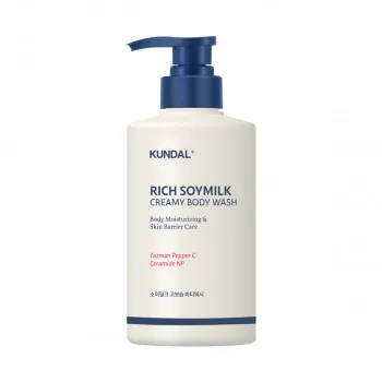 KUNDAL Rich Soymilk Creamy Body Wash 500ml Mellow Vanilla