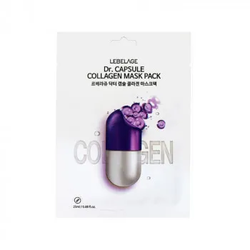 LEBELAGE Capsule Collagen maska za lice 28ml