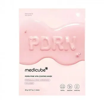 MEDICUBE Pdrn Pink Vita Coating Mask 22g