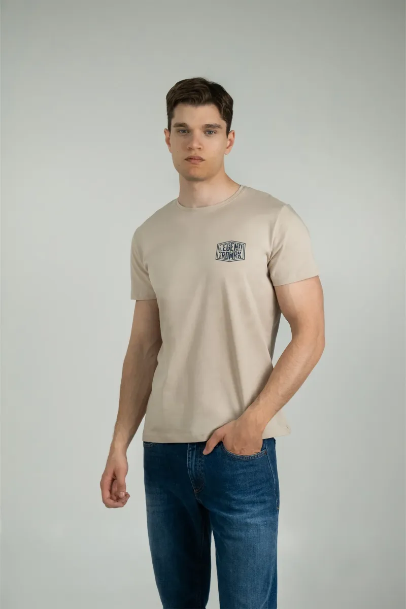 Bež muška majica sa Legend Trademark printom
