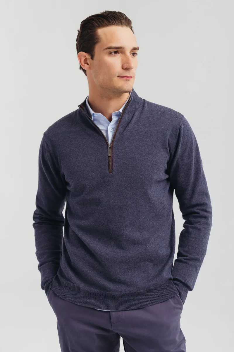 Džemper sa zip kragnom