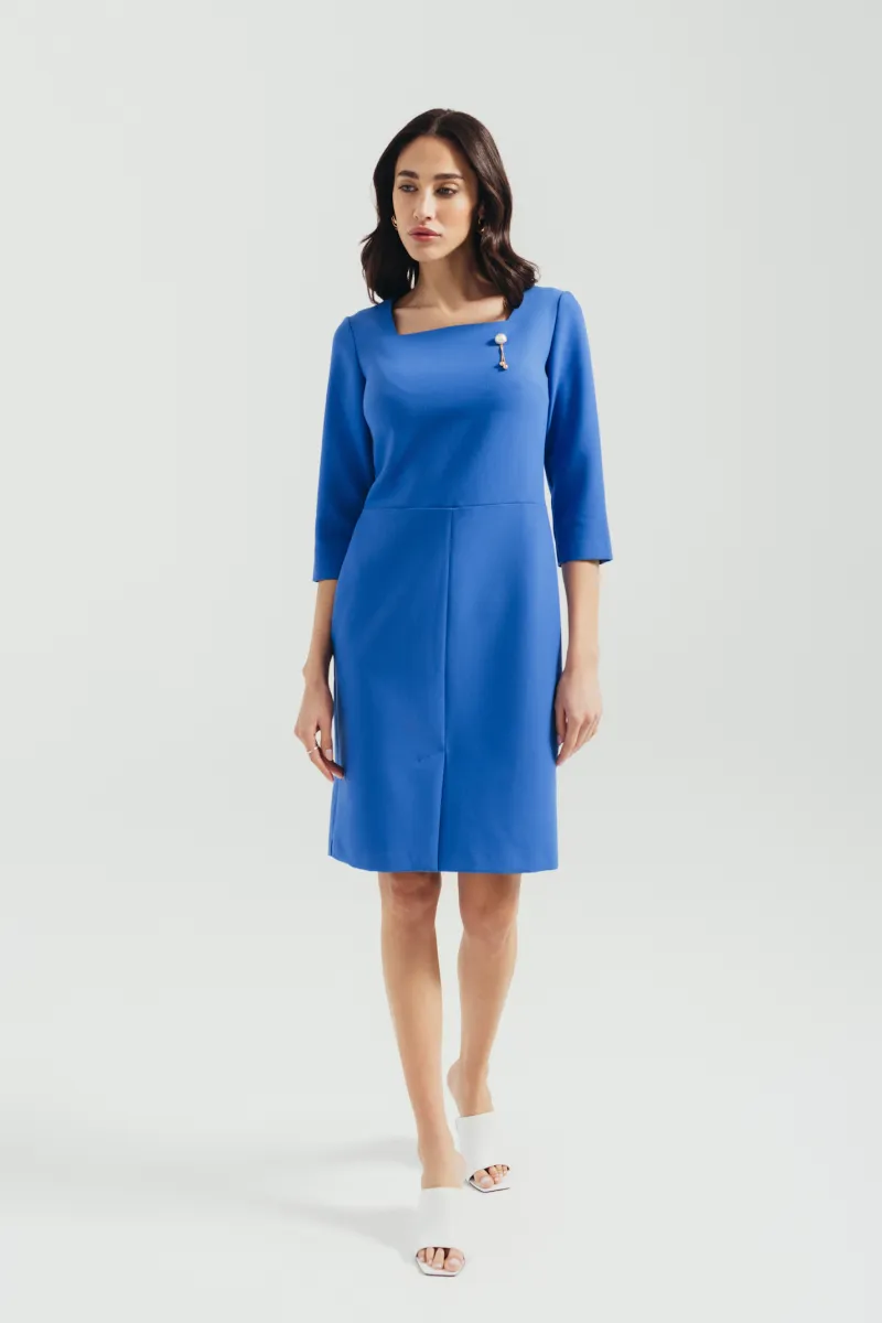 Elegantna royal plava haljina