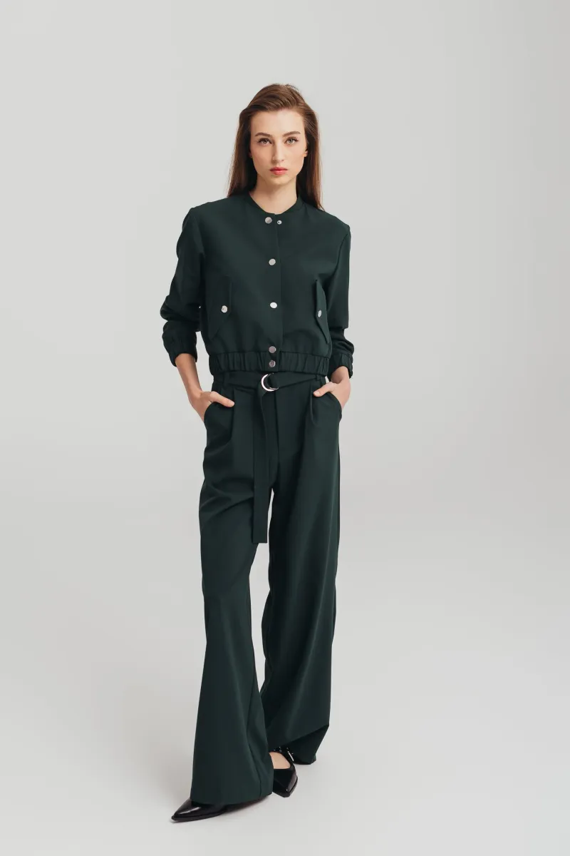 Ženske elegantne široke pantalone
