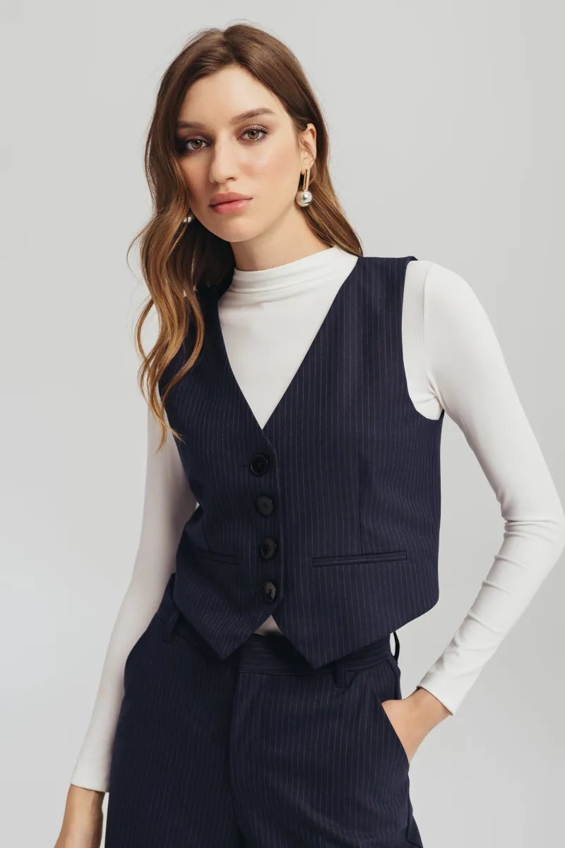 Ženski prsluk na pruge