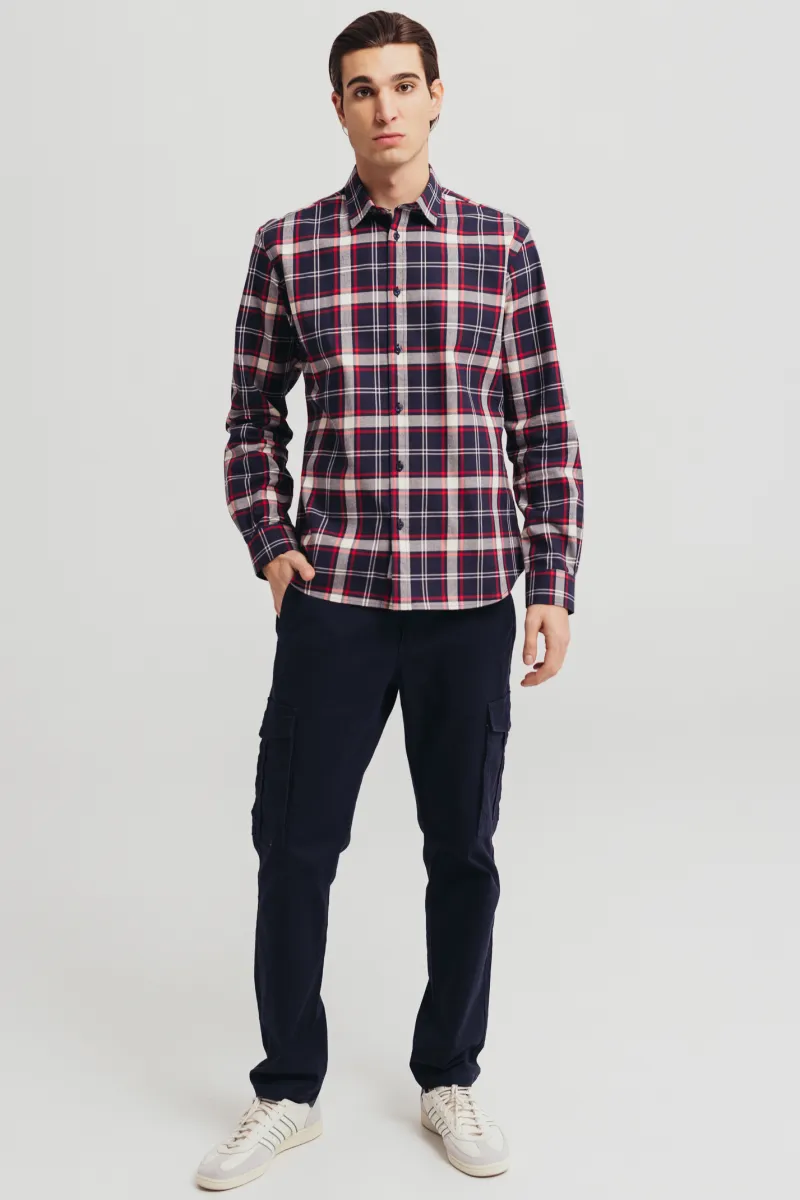 Muška karirana košulja -regular fit