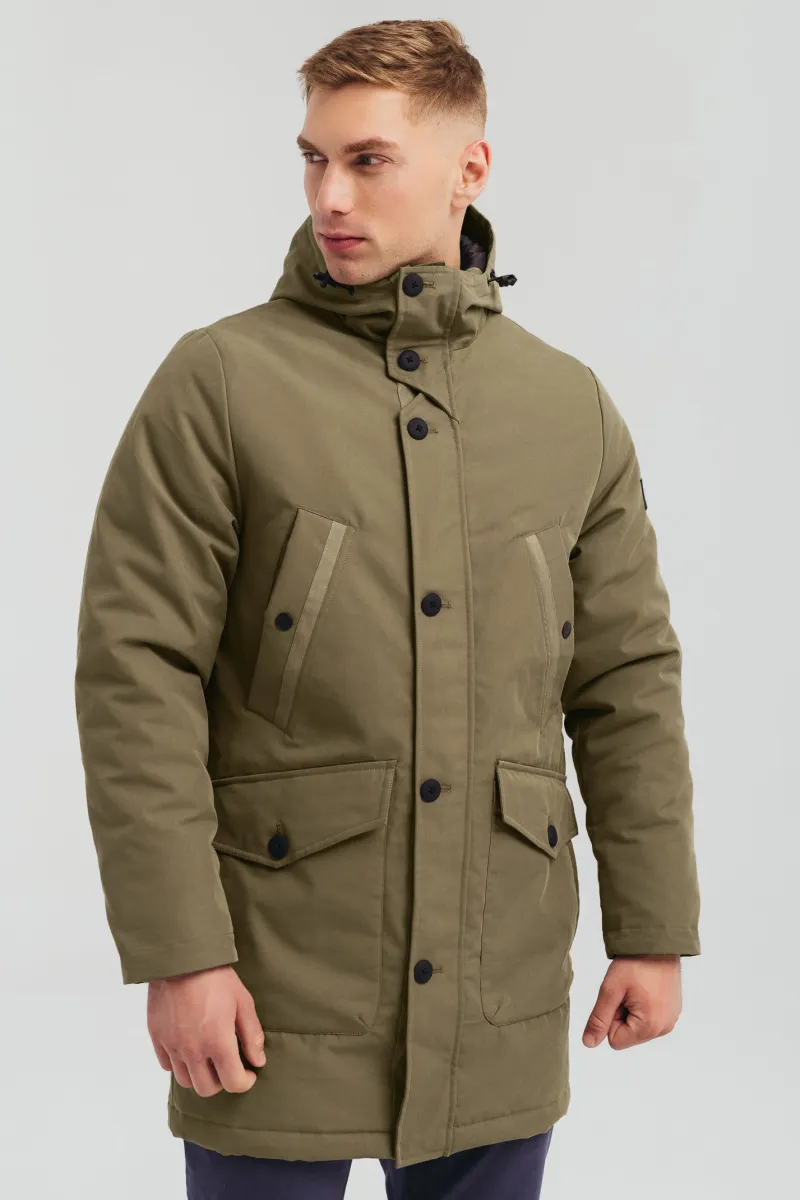 Muška maslinasto zelena jakna