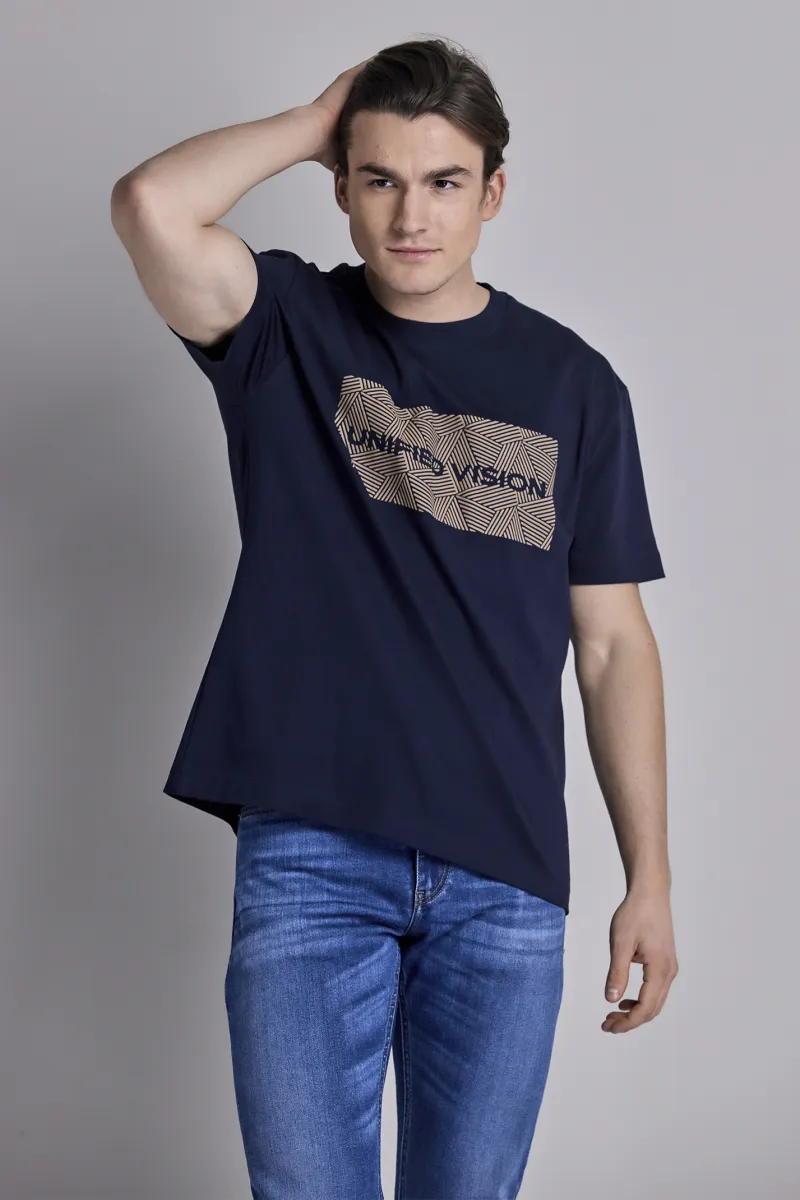 Muška pamučna majica sa grafičkim printom