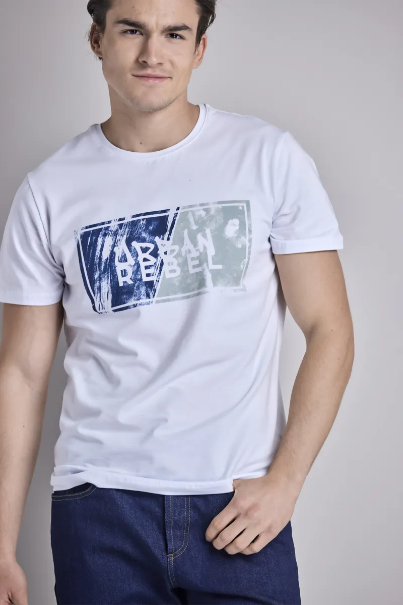 Muška pamučna majica sa natpisom