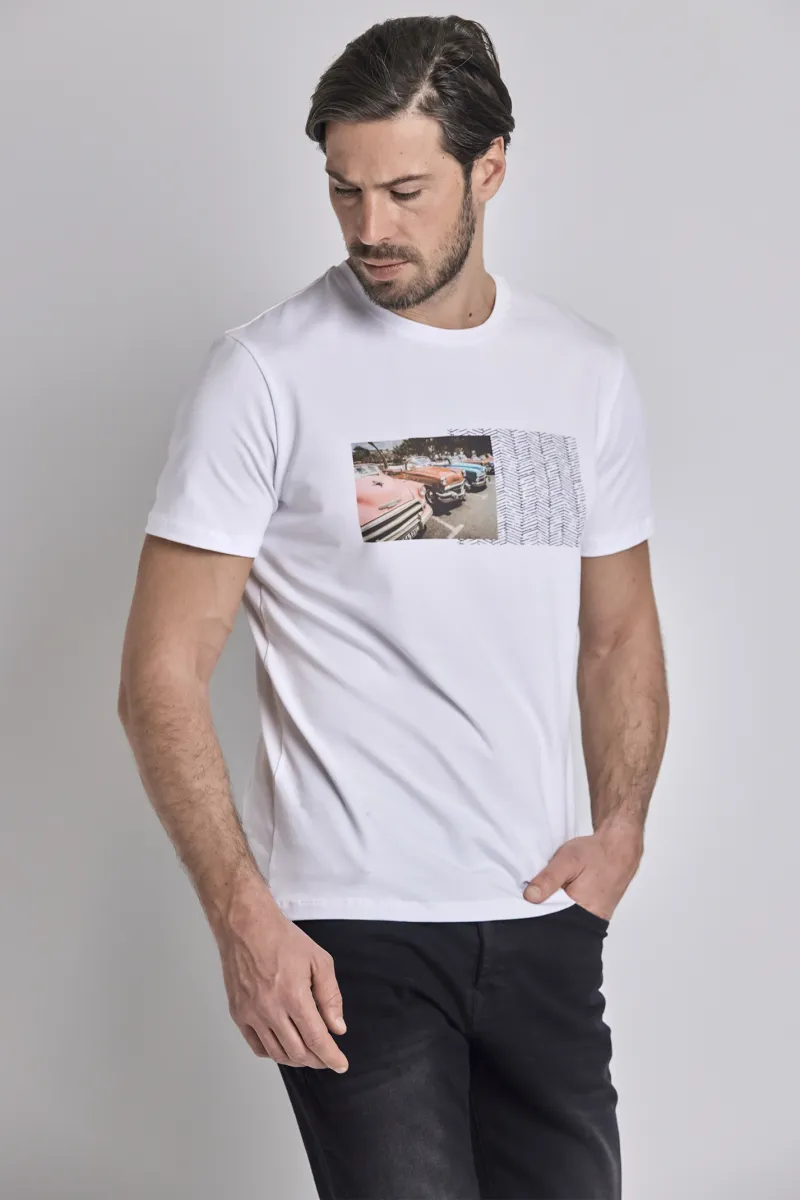 Muška pamučna majica sa printom
