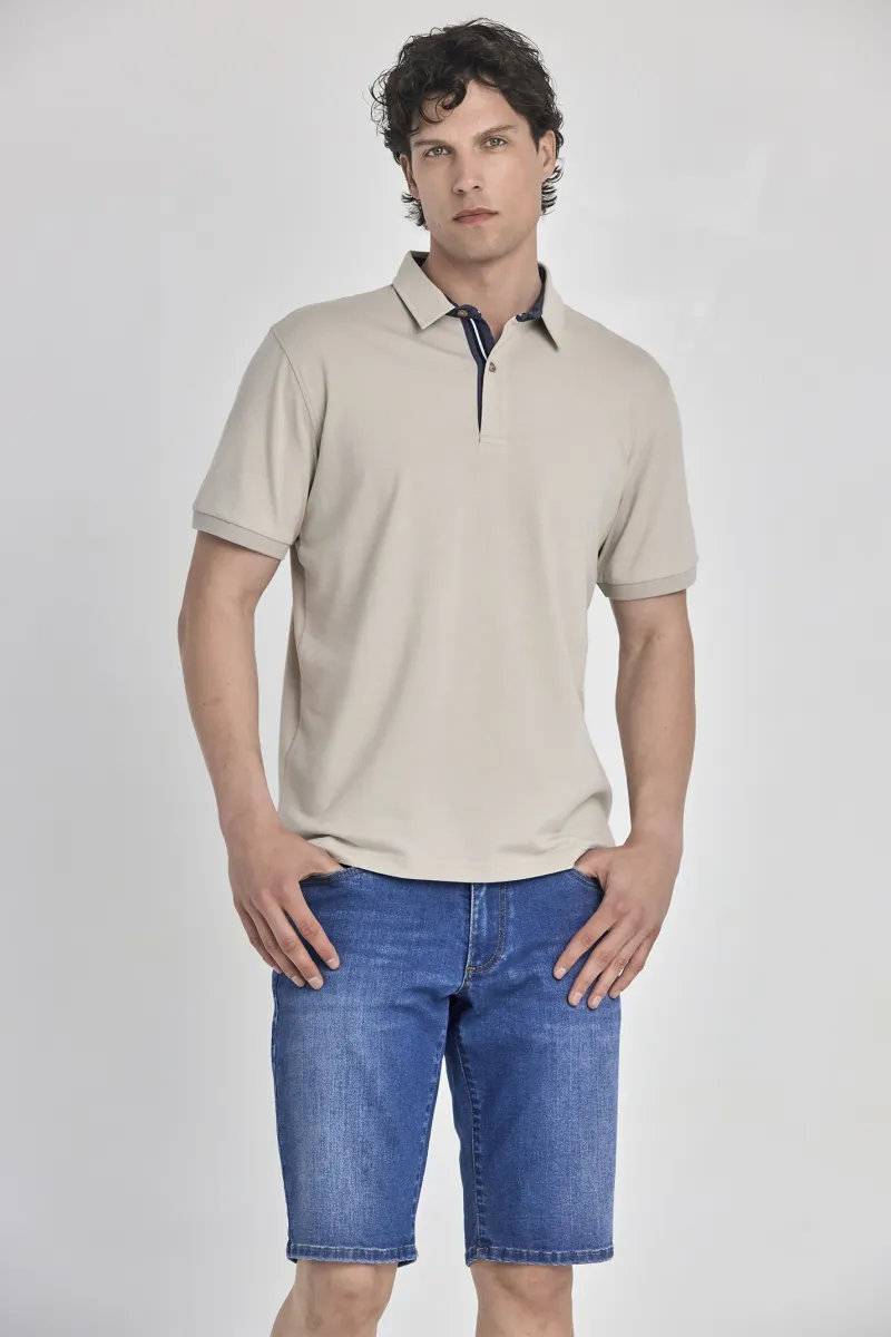 Muška pamučna slim fit polo majica