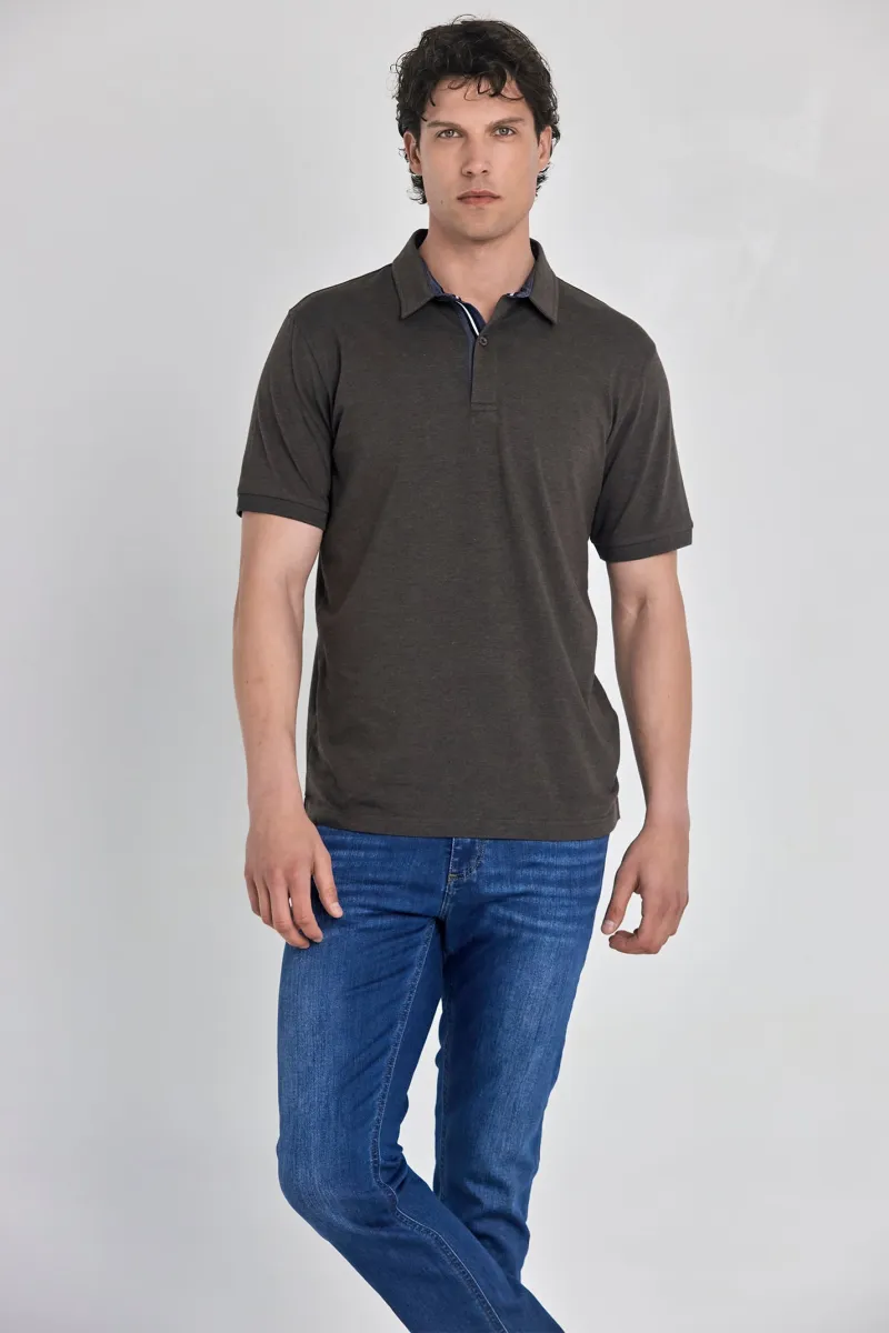 Muška pamučna slim fit polo majica