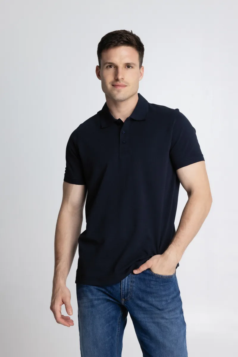 Muška teget polo majica