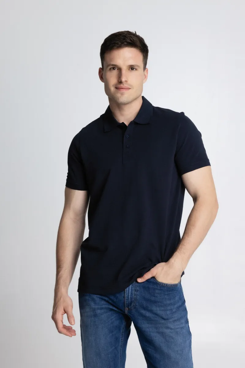 Muška teget polo majica