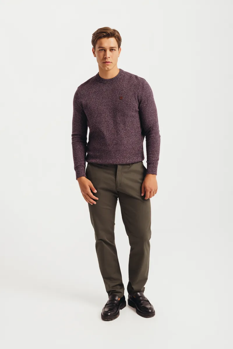 Muške maslinasto zelene chino pantalone