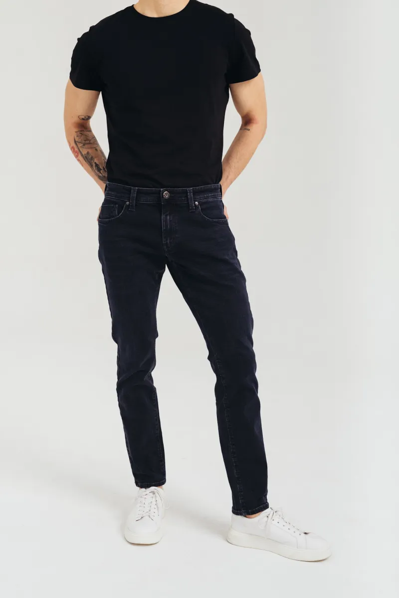 Muške plave slim fit farmerke-model 106
