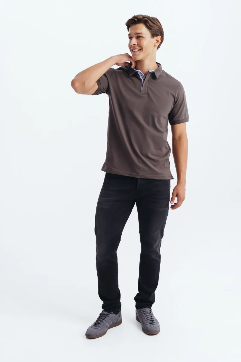 Muške skinny farmerice crne boje-model 115