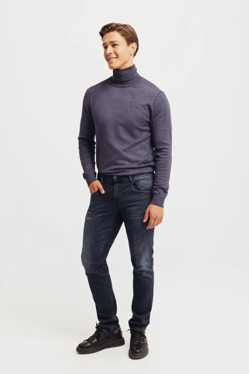 Muške skinny farmerke tamni denim-model 131