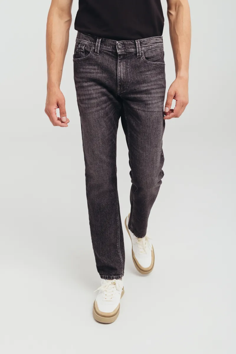 Muške slim fit farmerice sa ravnim nogavicama i niskim strukom -model 108
