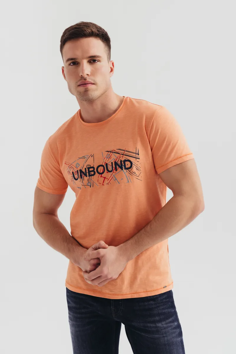 Narandžasta muška majica UNBOUND