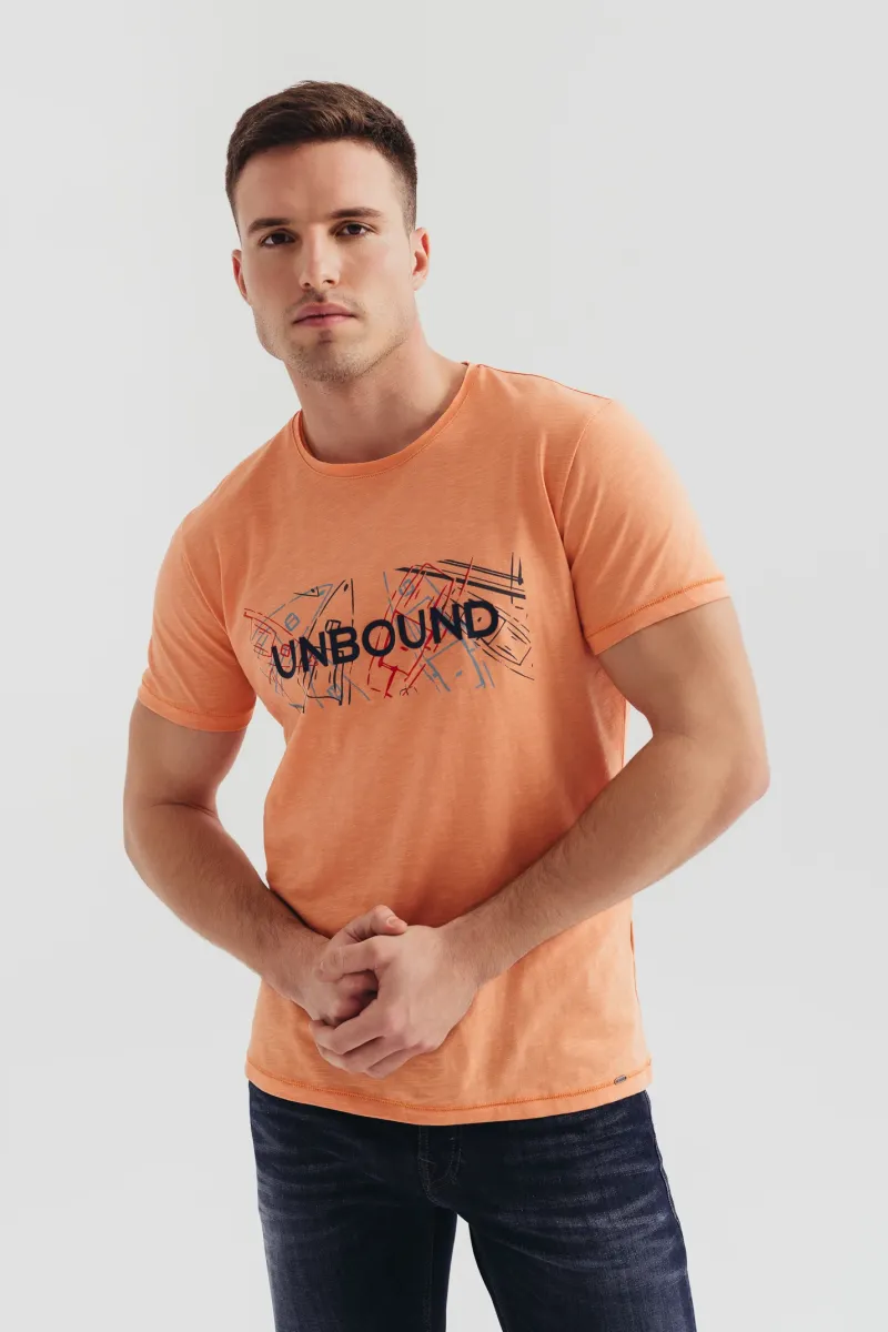 Narandžasta muška majica UNBOUND