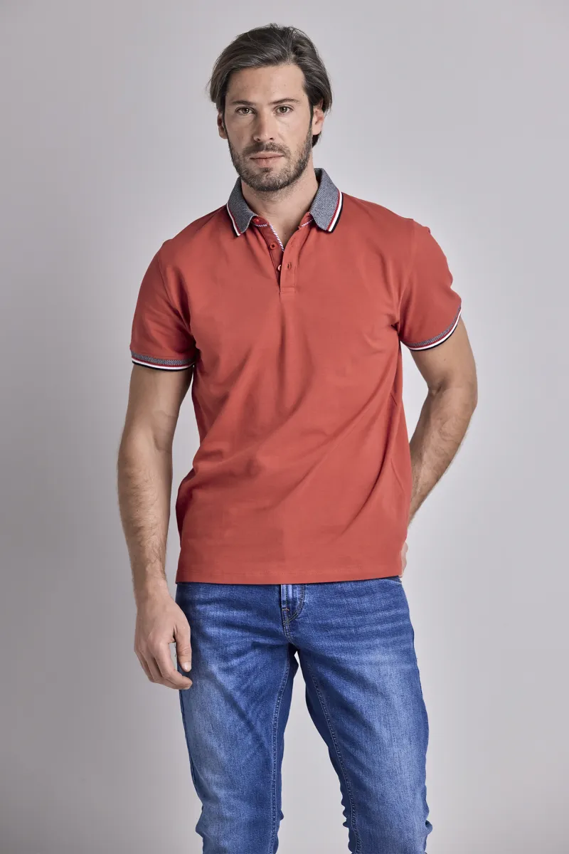 Pamučna crvena polo majica